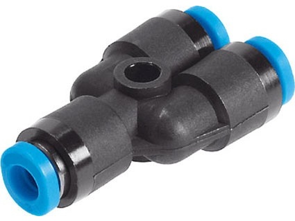 Schlauchkupplung, 3-fach Steckverbindung 6mm (wie System Festo)