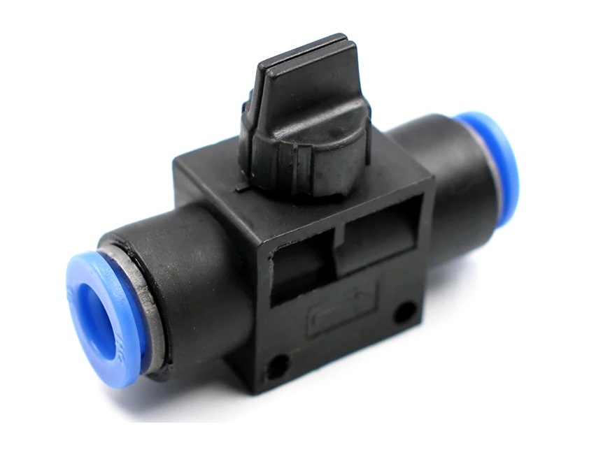 Absperrventil Schnellverbinder 6mm (wie System Festo)