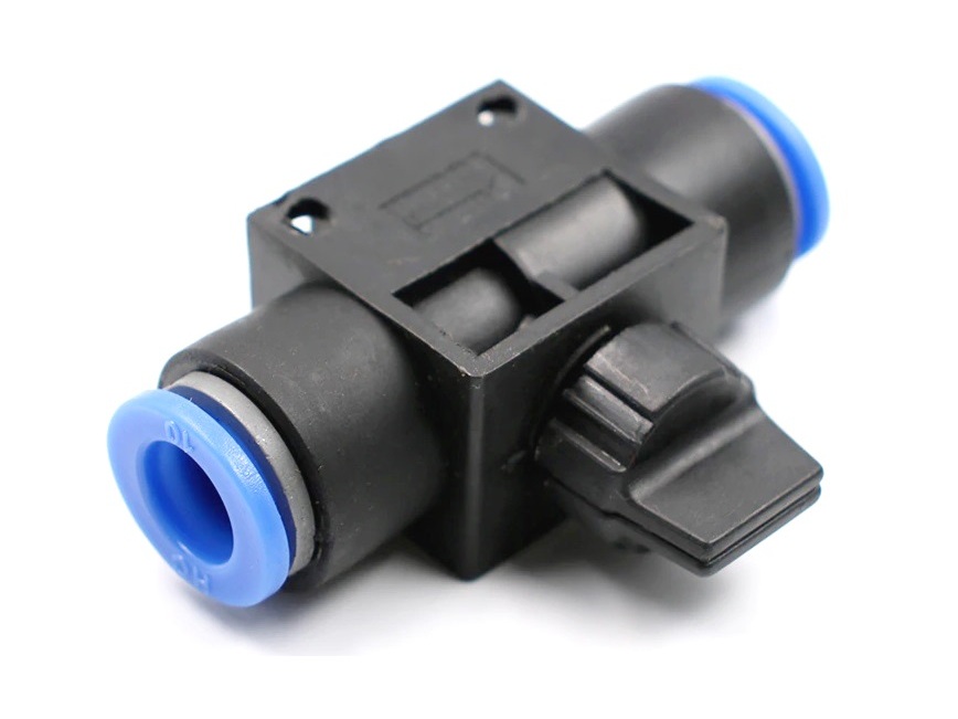 Absperrventil Schnellverbinder 6mm (wie System Festo) – Bild 2