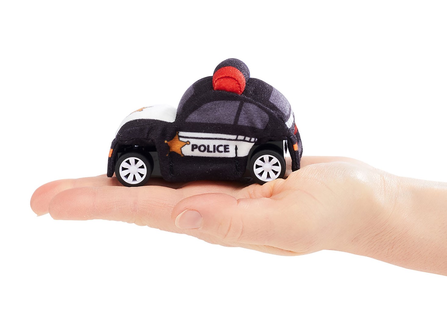 Mini Revellino Police Car - Polizeiauto / Plüschfahrzeug – Bild 3