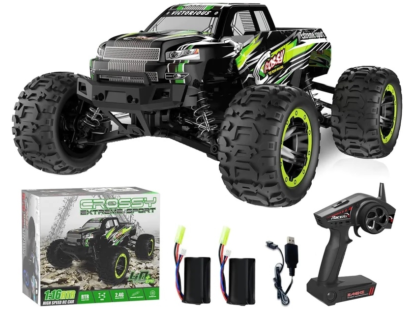 Monster Truck - Crossy 4WD RC-Car - RTR-Komplett-Set - 2.4Gh - 1:18, Volantex