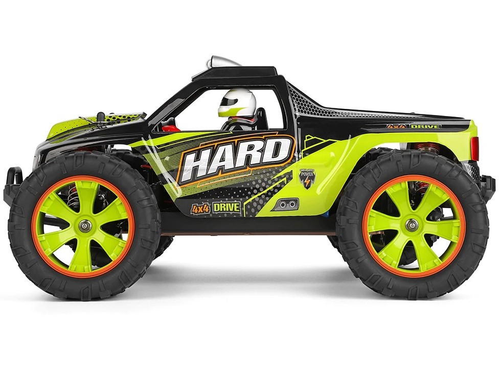 RC Monster Truck HARD - 4WD RC-Car 1:14 RTR-Komplett-Set WLToys – Bild 3
