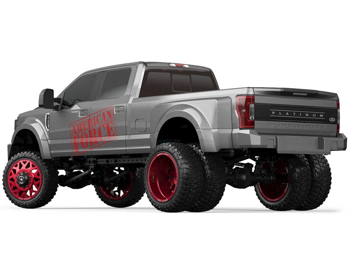 Ford F450 SD, grau - 4WD - 1:10, A-RTR-Komplett-Set - CEN Racing – Bild 2