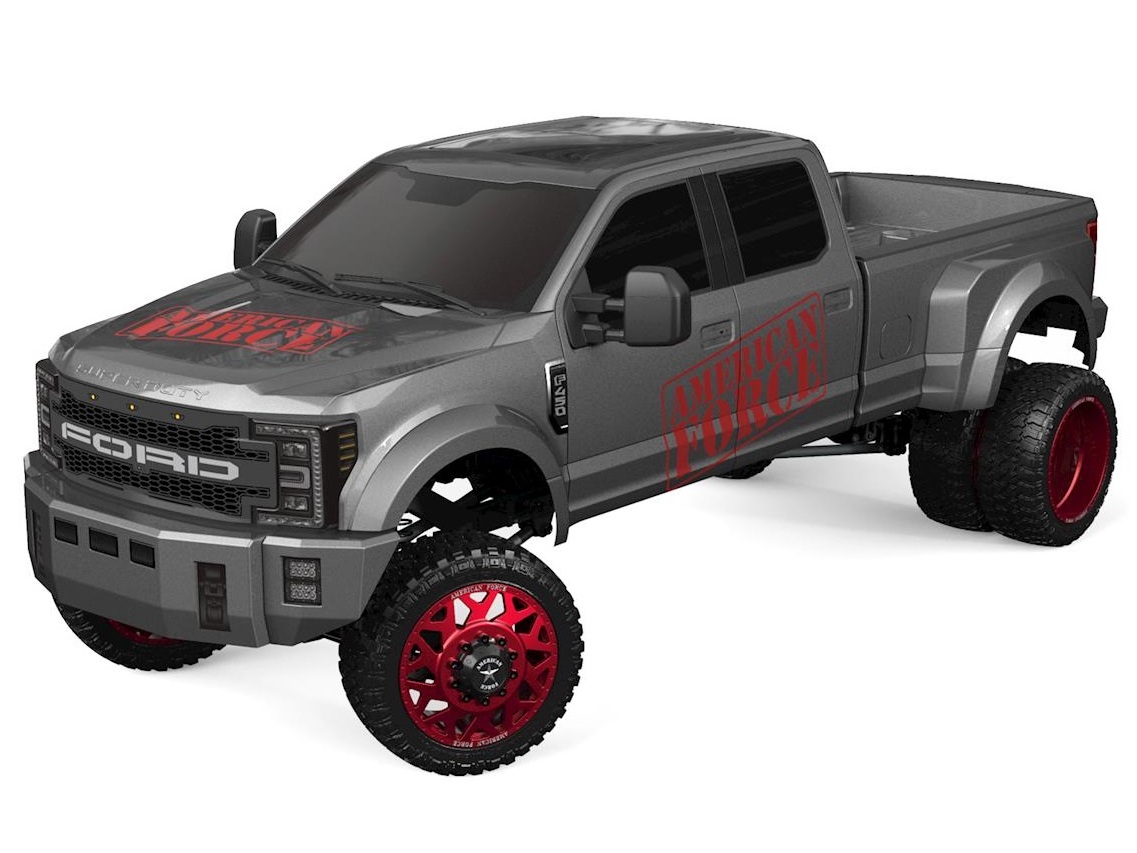 Ford F450 SD, grau - 4WD - 1:10, A-RTR-Komplett-Set - CEN Racing – Bild 3