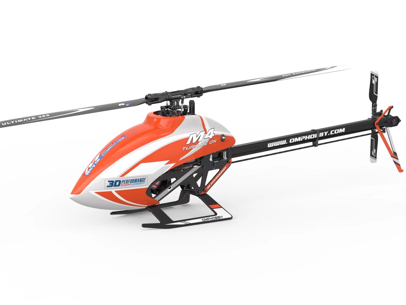 Helikopter M4 im PNP-Set - orange - OMPHobby / OSHM0408P