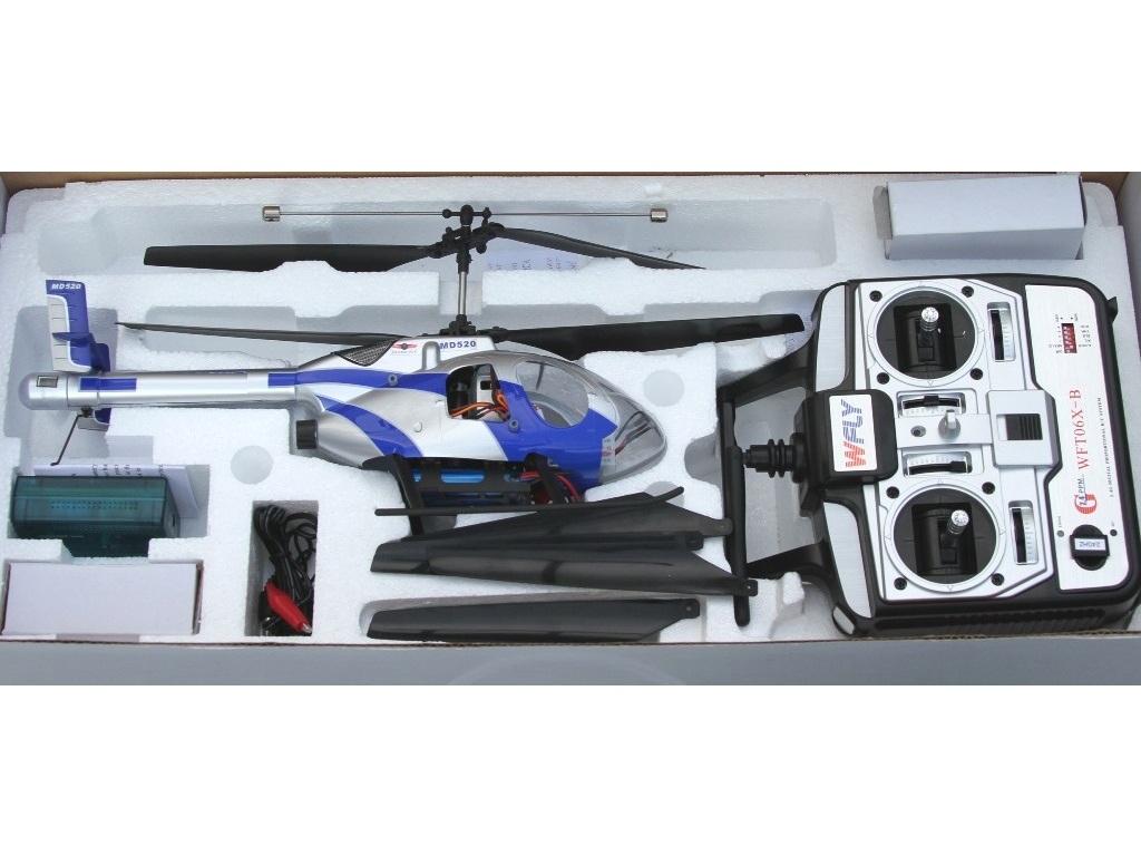 Ersatzteile Diverse zu RC Heli Koaxial MD520 RTF 4 Kanal, rot, WFLY / GFLY – Bild 5