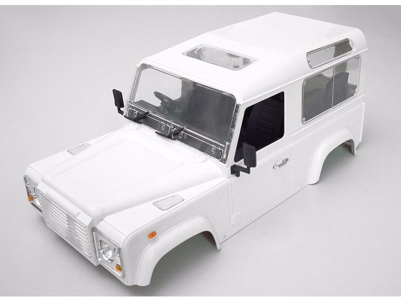 Karosserie/Aufbau Land Rover Defender D90 1:10 für SCX10 Chassis