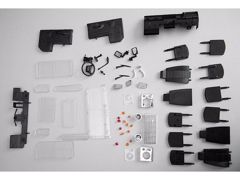 Karosserie/Aufbau Land Rover Defender D90 1:10 für SCX10 Chassis – Bild 3
