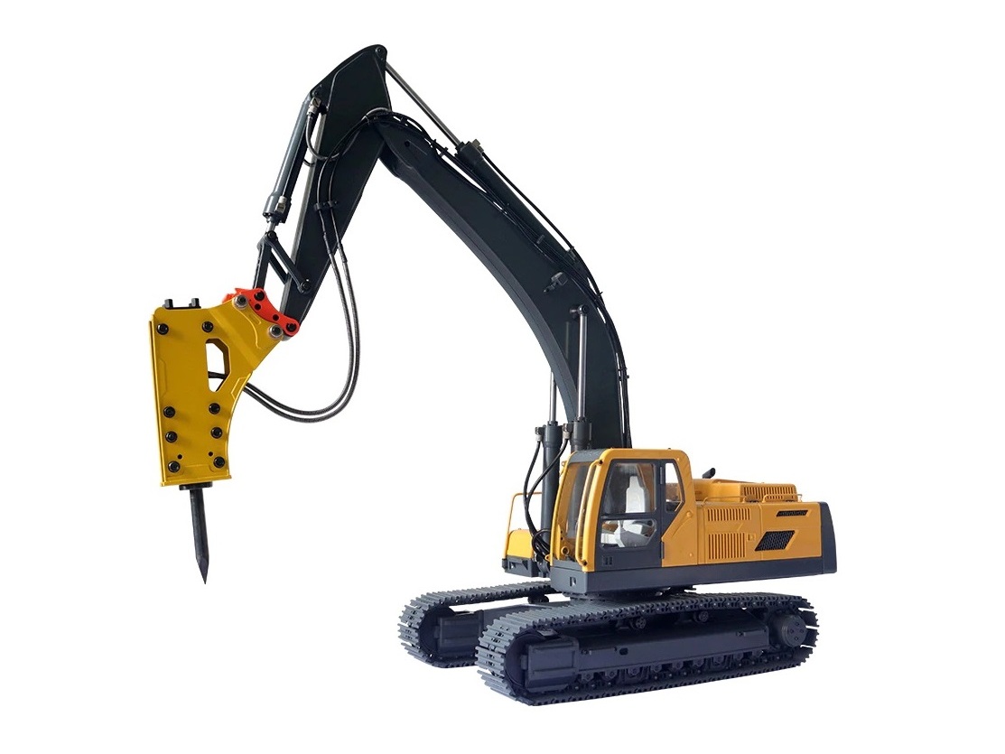 Elektrischer Spitzhammer zu RC Bagger Volvo EC360 / 360L