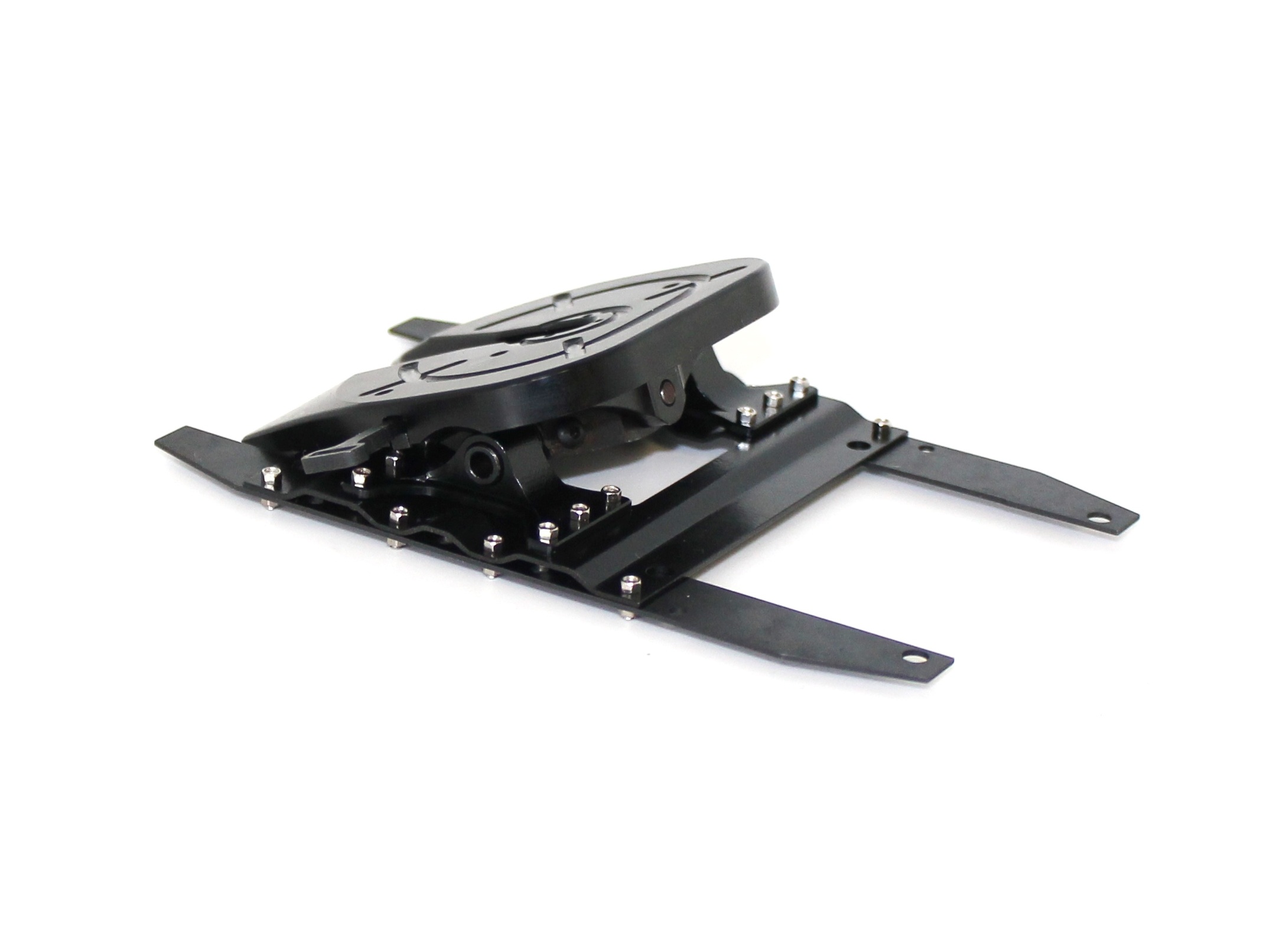Sattelplatte, Sattelkupplung Aluminium, rot für 1:14 RC-Trucks ( Tamiya ) – Bild 2