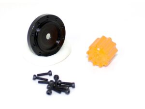 Radnaben-Set hinten mit Schrauben für 1:12 / 1:14 LKW und Anhänger Modelle