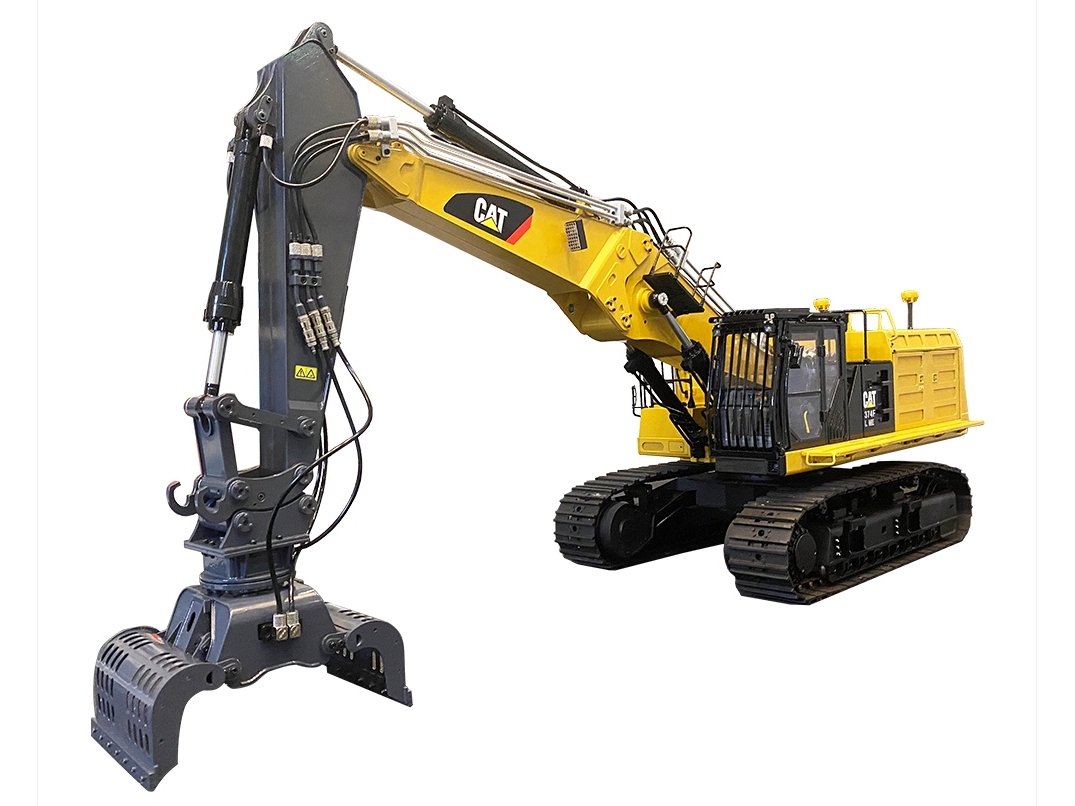 Hydraulischer RC Schaufelbagger CAT 374F-UHD mit Greifer, RTR-Set, 1:14 – Bild 2