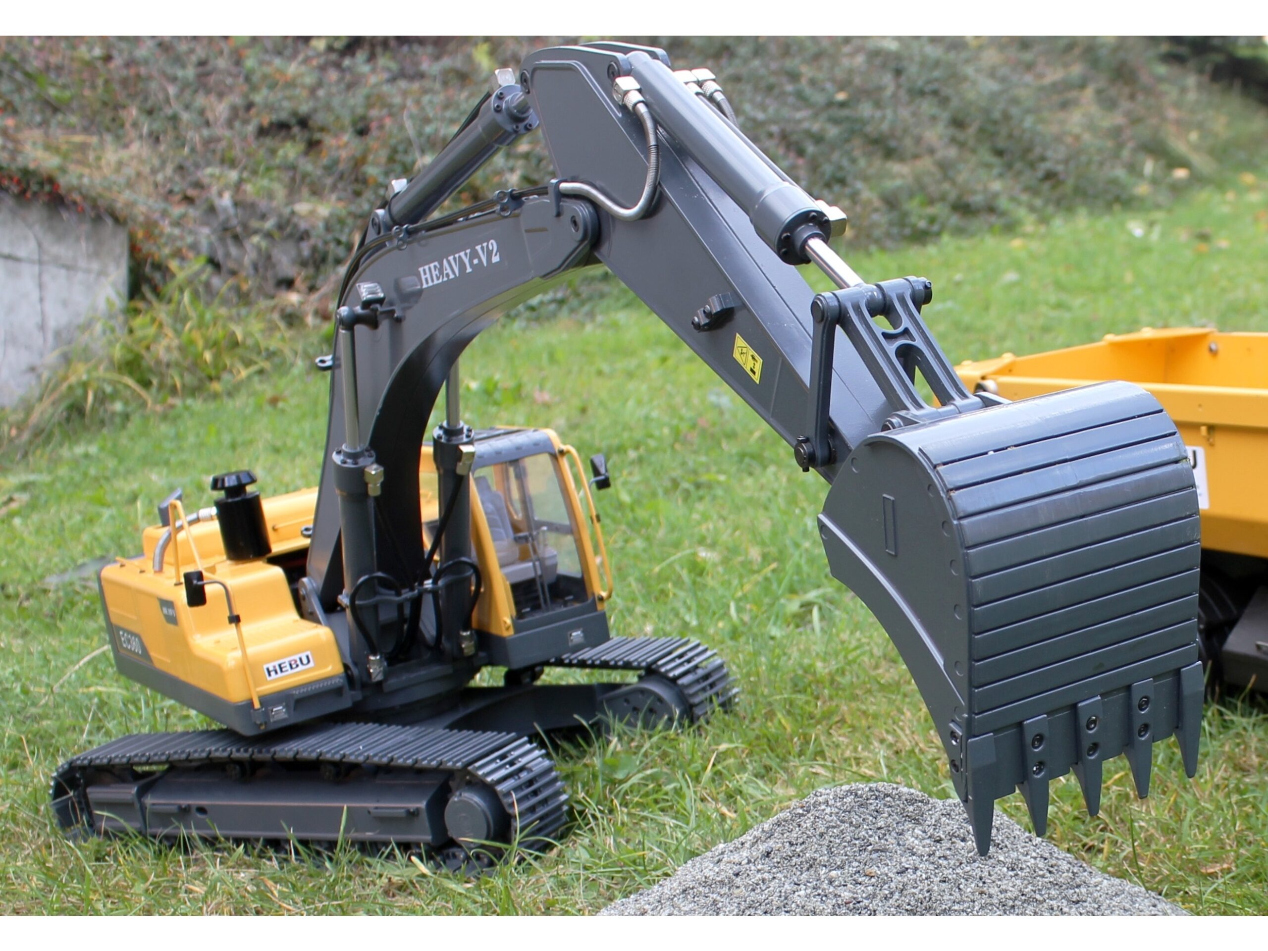 Schaufelbagger Volvo EC360 / Earth Digger 360L, 1:14 - Vollmetall, KIT-Bausatz – Bild 3