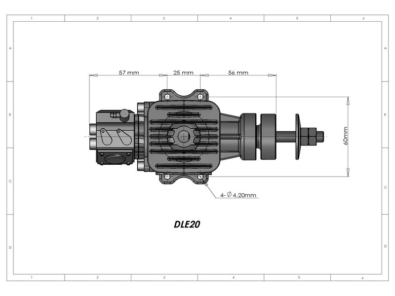 DLE Engines DLE20 Benzinmotor 20ccm – Bild 4