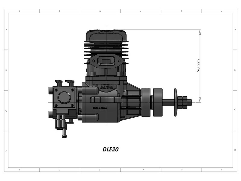 DLE Engines DLE20 Benzinmotor 20ccm – Bild 5