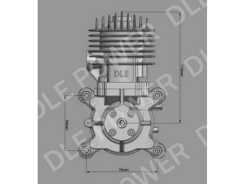 DLE Engines DLE30 V2 Benzinmotor 30ccm – Bild 4