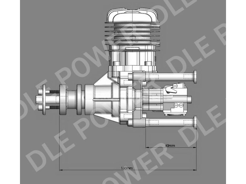 DLE Engines DLE30 V2 Benzinmotor 30ccm – Bild 5