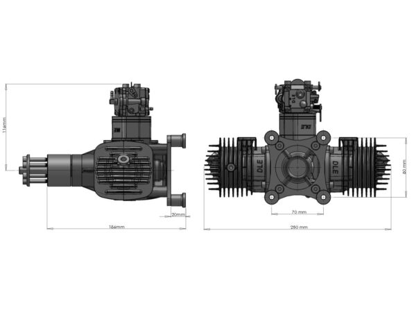 DLE Engines DLE120 Benzinmotor 120ccm – Bild 5