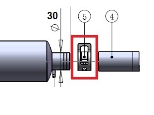 Klammer 28mm zu Kanisteranlage DLE170