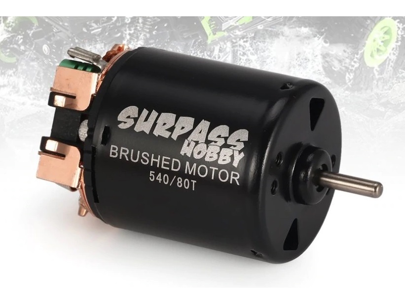Brush Bürstenmotor 540 - 80T zu 1:10 RC-Cars - Climber Crawler