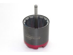 Gehäuse/Glocke mit Welle zu Leopard Motoren LC5065 V1, mit 6mm Welle