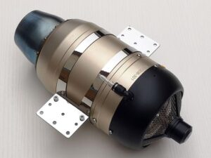 Kerosen Turbine Swiwin SW120B BL Starter, BL-Pumpe, 14kg Schub