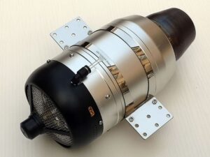 Kerosen Jet-Turbine Swiwin SW170B Brushless Starter, BL-Pumpe, 17kg Schub