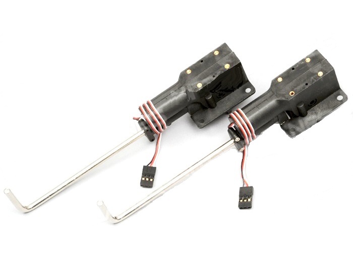 Elektrisches Einziehfahrwerk, 4.0mm/ 90 Grad drehend, Dynam DY-1054 F6F-10 / 2 Stück