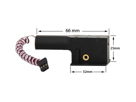 Elektrisches Einziehfahrwerk, 4.0mm/ 90 Grad drehend, Dynam DY-1054 F6F-10 / 2 Stück – Bild 3