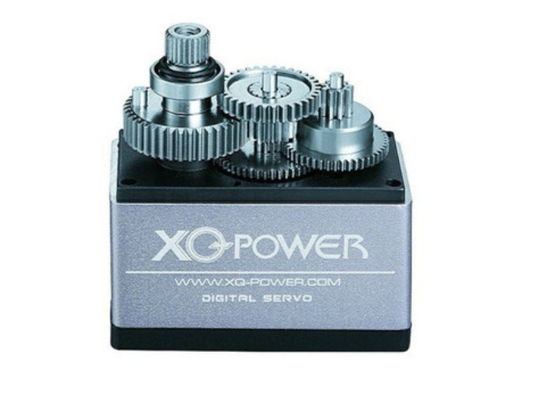 XQ Power Digital Servo MG XQ-S4020D, Alu-Gehäuse, Stellkraft 20kg – Bild 2