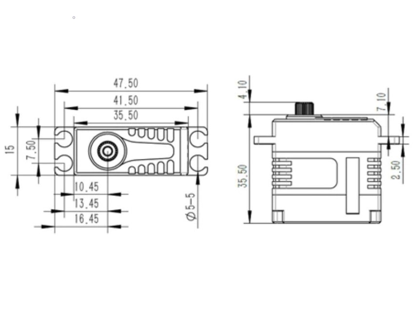 KST X15-1809 V8.0 MG HV Digital Servo 15mm 24kg – Bild 5