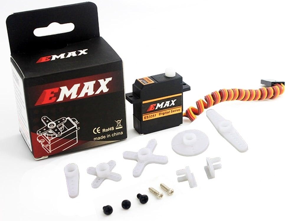 Emax Flächenservo ES3351 Digital, 10.6gr, 2.2kg Stellkraft, 9mm – Bild 4