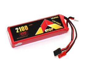 Etop LiFePo4 Akku 2S / 6.6V, 2100mAh - 20C, JST/JR Stecker