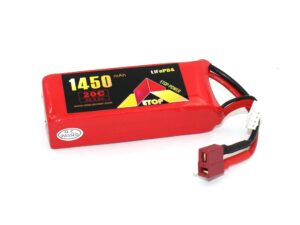 Etop LiFePo4 Akku 3S / 9.9V, 1450mAh - 20C, T-Plug