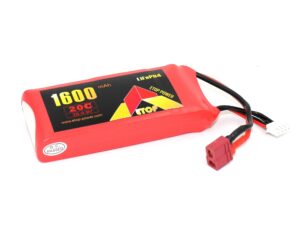 Etop LiFePo4 Akku 3S / 9.9V, 1600mAh - 20C, T-Plug