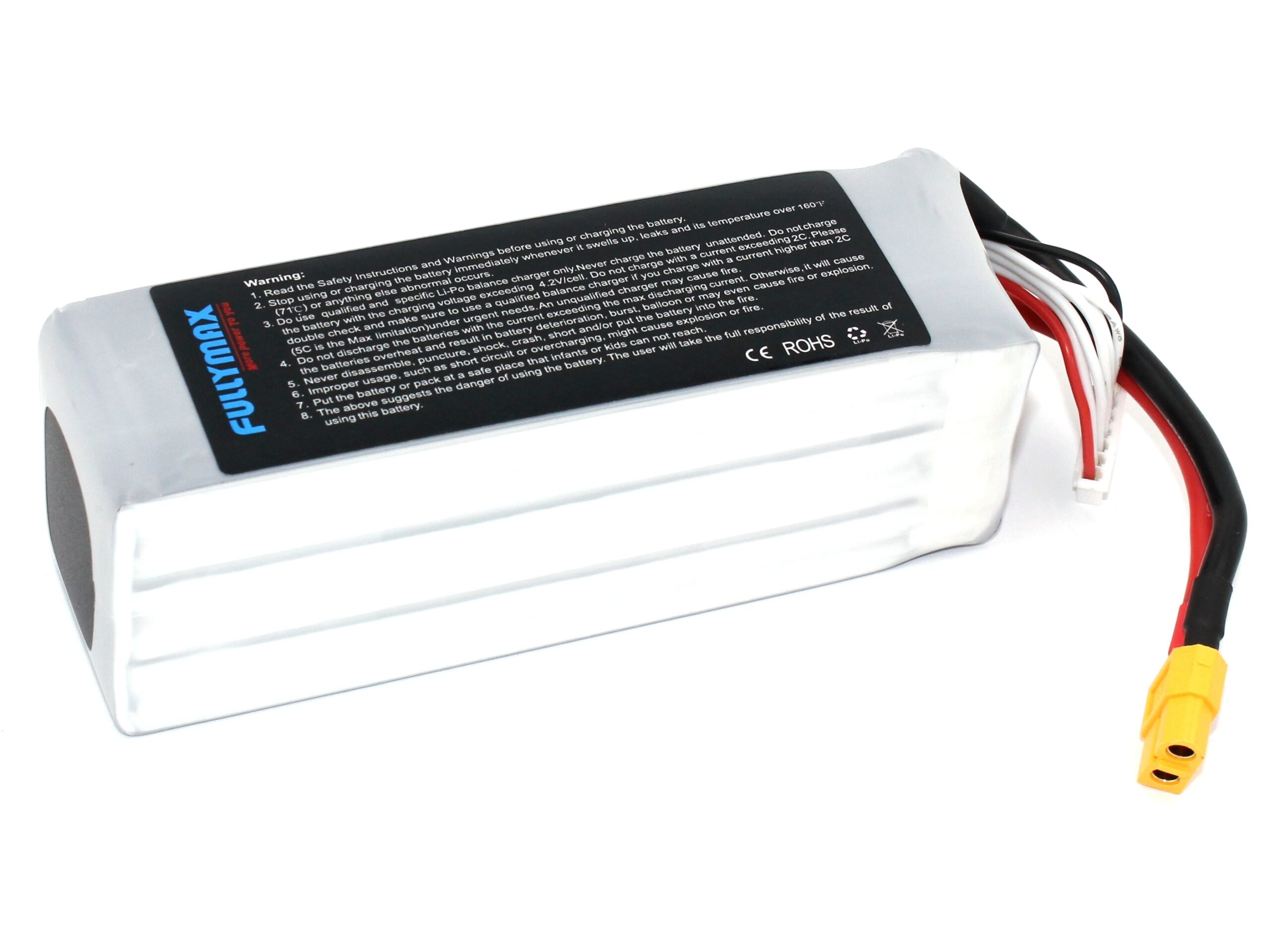 HEAT-RC, LiPo Akku 6S / 22.2V, 4400mAh 30C-60C - XT60 – Bild 2