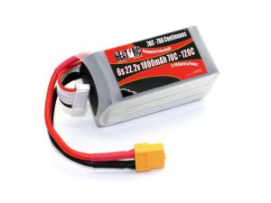 HEAT-RC, LiPo Akku 6S / 22.2V, 1000mAh 70C-120C - XT60