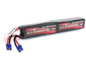 HEAT-RC / Fullymax Helikopter LiPo Akku 12S - 2x 22.2V / 12S - 5600mAh 80C - EC5