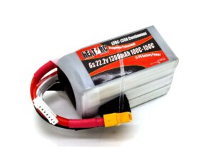 HEAT-RC, LiPo Akku 6S / 22.2V, 1300mAh 100C-150C - XT60