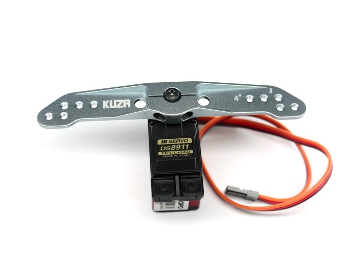 KUZA ALU-Servoarm doppelt 23T, 100mm für JR Servos – Bild 2