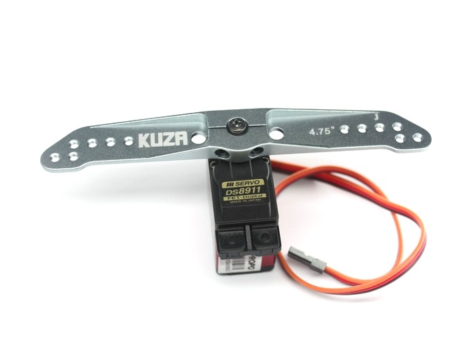 KUZA ALU-Servoarm doppelt 23T, 120mm für JR Servos – Bild 2