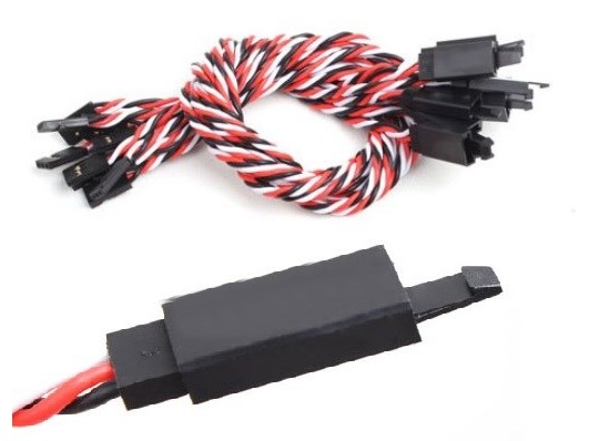 Servo-Verlängerungskabel 30cm, 22AWG, 0.32mm2, twisted, 1 Stück