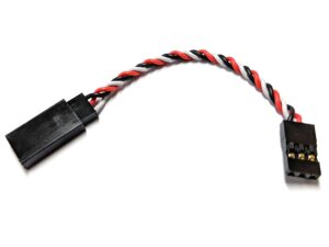 Servo-Verlängerungskabel 7.5cm, 22AWG, 0.32mm2, twisted, 1 Stück