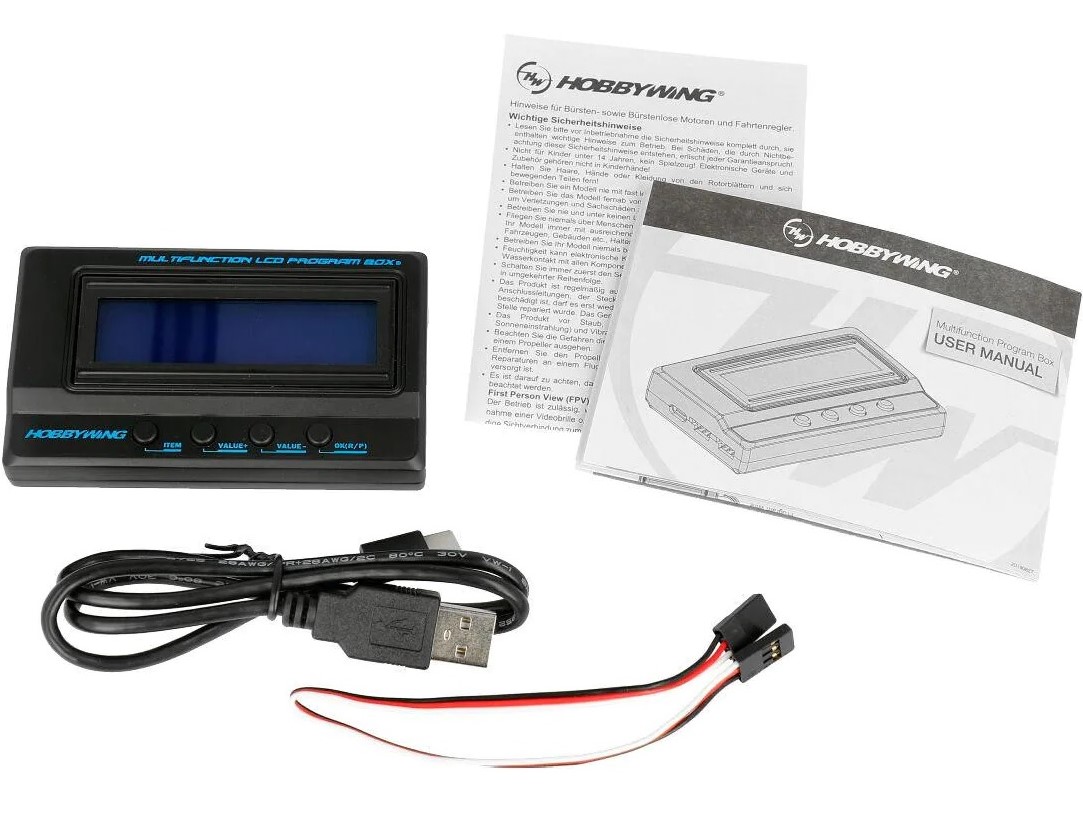 Hobbywing Programmierbox - Karte Platinum - LiPo Tester – Bild 4