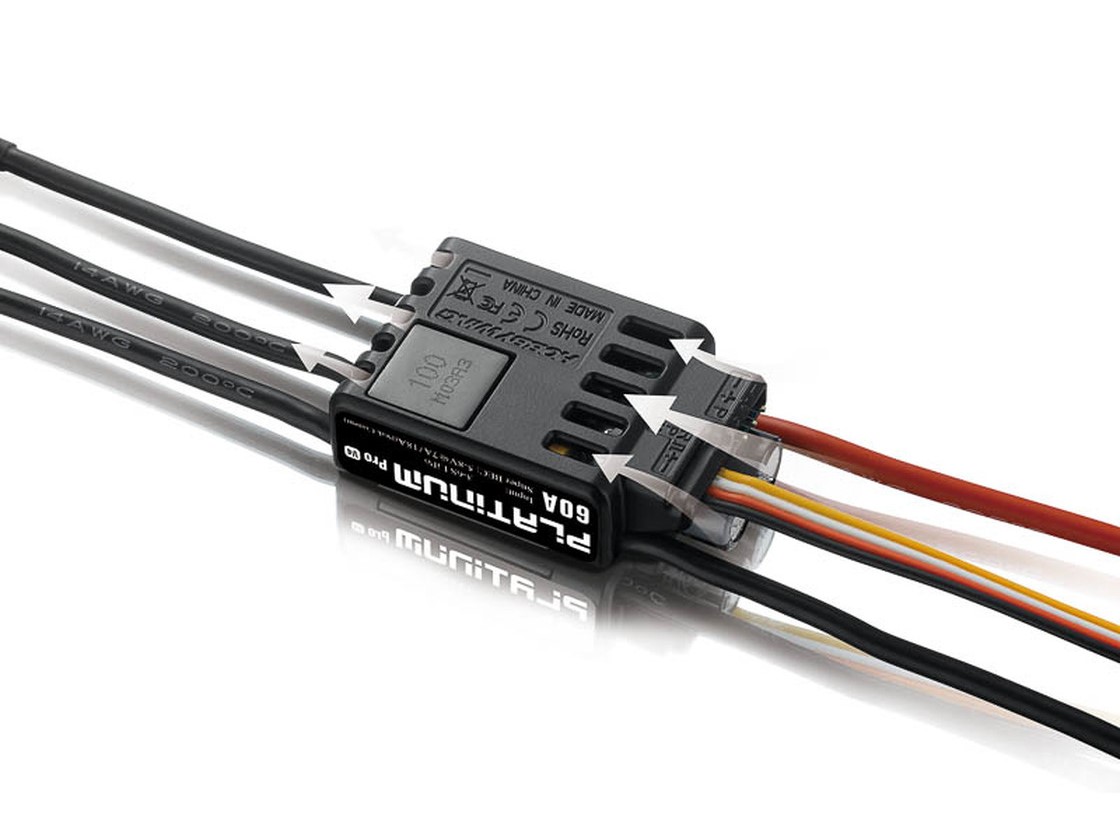 Hobbywing Regler Platinum Pro 60A - V4 - 3-6S - mit BEC – Bild 4