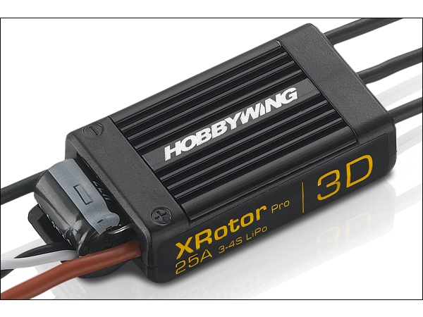 Hobbywing XROTOR PRO 3D Multicopter Regler 25A, 3-4S - 2er-Set - mit Kabel