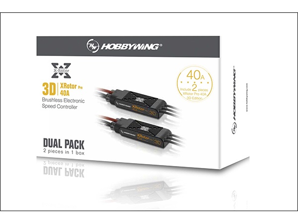 Hobbywing XROTOR PRO 3D Multicopter Regler 40A, 3-6S - 2er-Set - mit Kabel – Bild 3