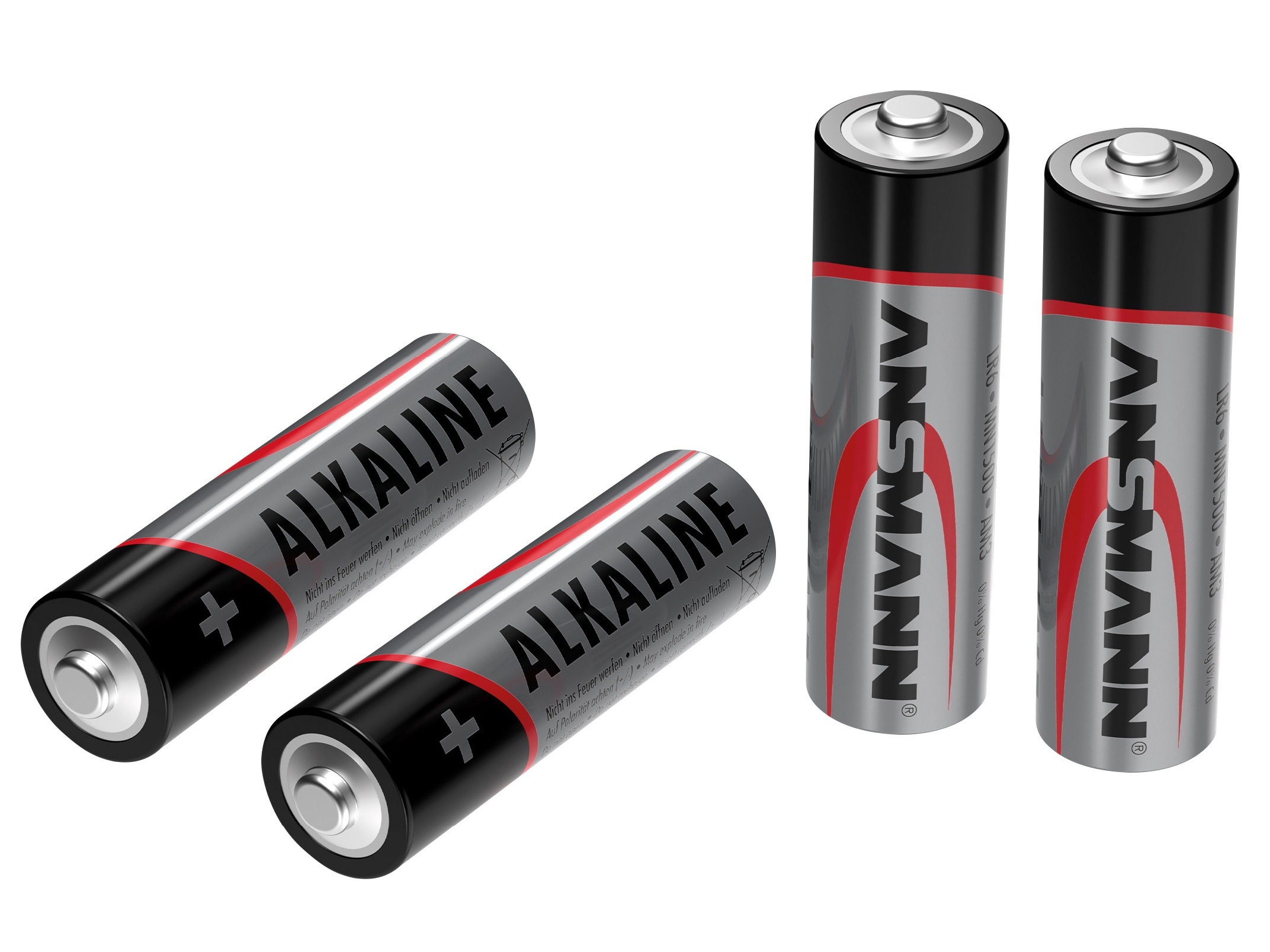 Alkaline AA Batterie - Mignon Ansmann - 1.5V, 4 Stück