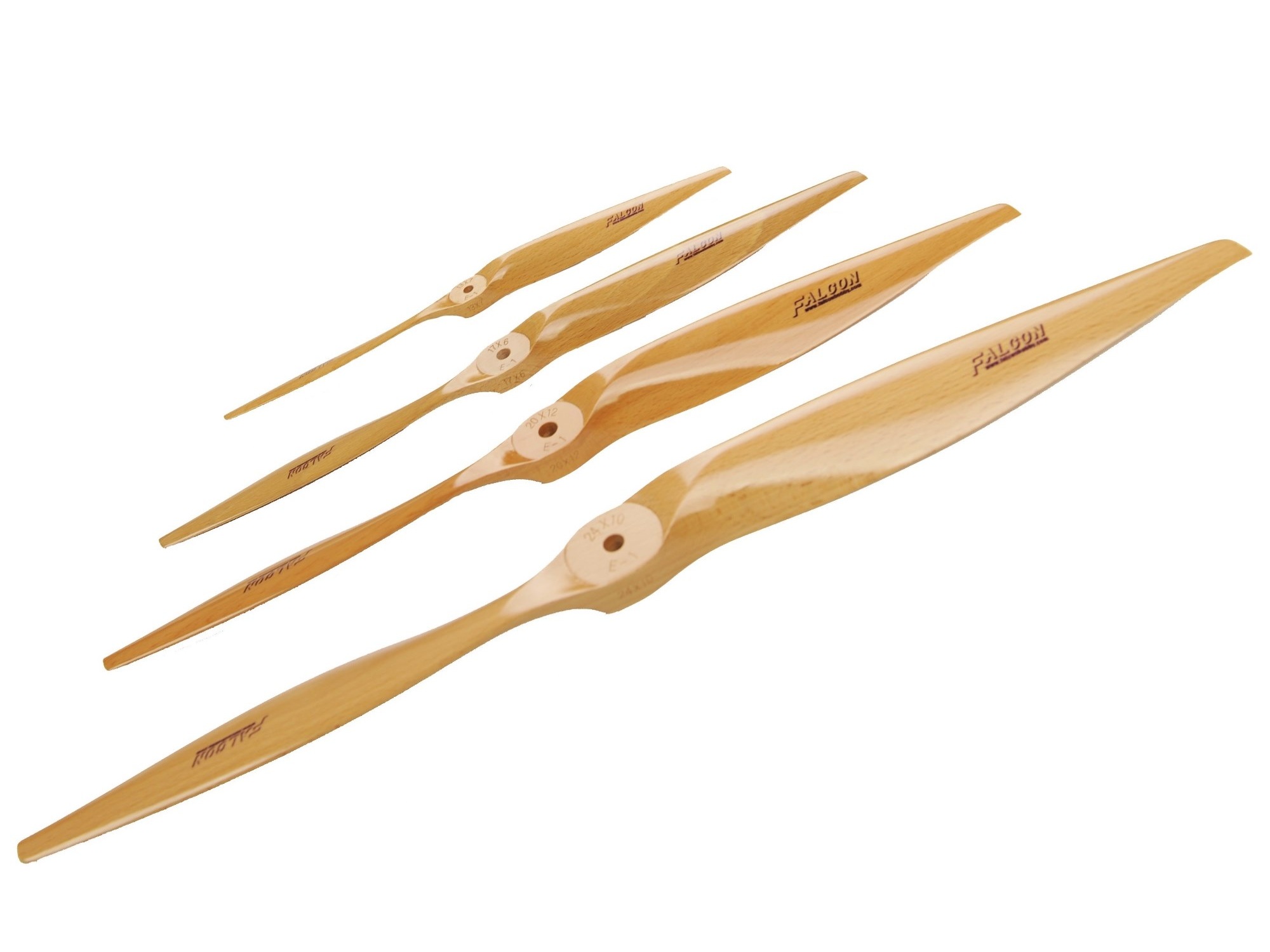 Falcon - Holz Propeller / Luftschraube - 10x6 - 2-Blatt - Elektro – Bild 2