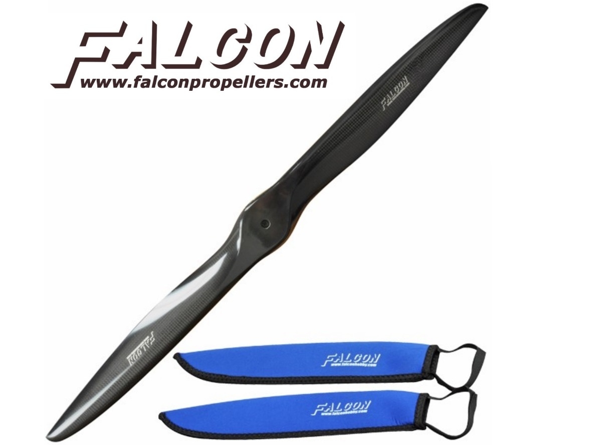 Falcon - CFK-Propeller / Carbon Luftschraube - 24x8 - 2-Blatt - Benzin